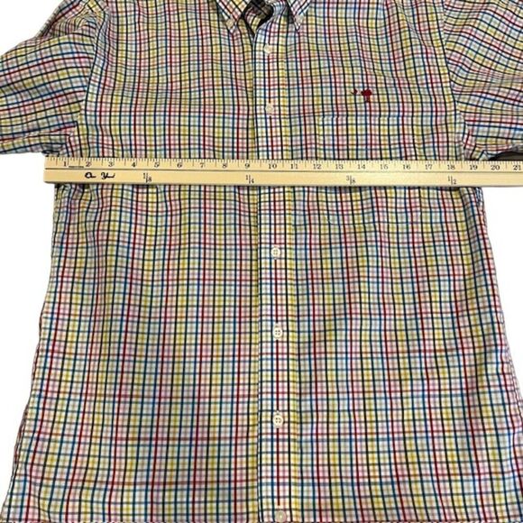 Craig Reagin Multicolor Plaid Button Front Shirt Palmetto Moon Men's Size Small - Picture 7 of 9